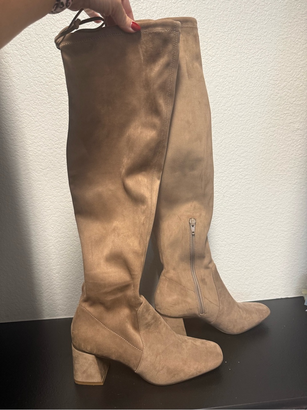 Gianni Bini Tan Over-the-Knee Boots – Size 7